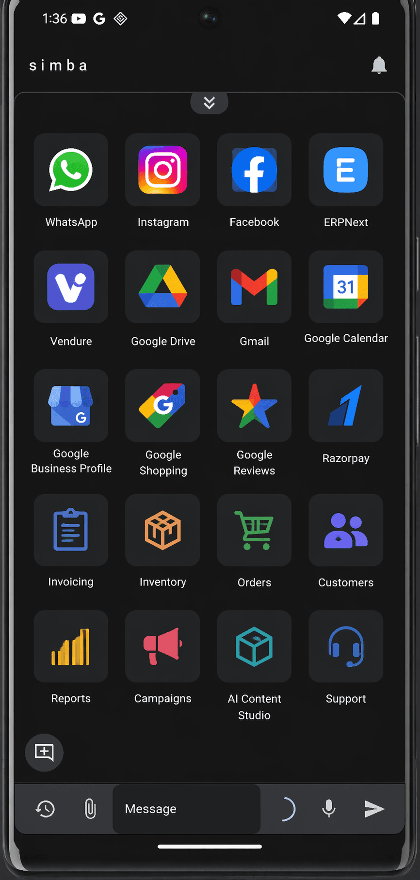 All connected apps